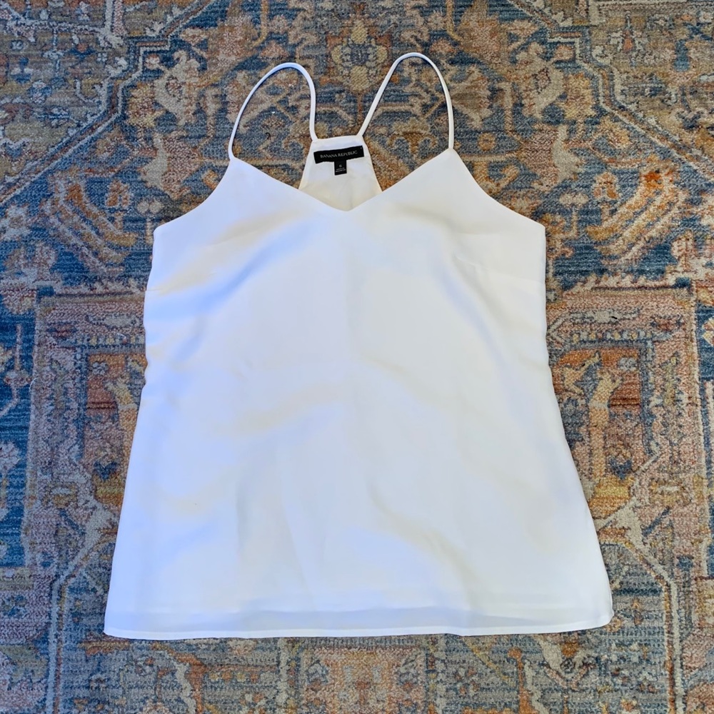 Banana Republic White Tank